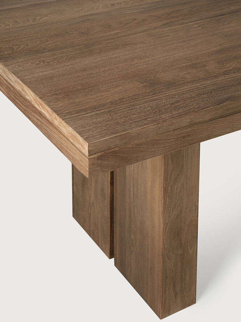Double Extendable Table – Teak
