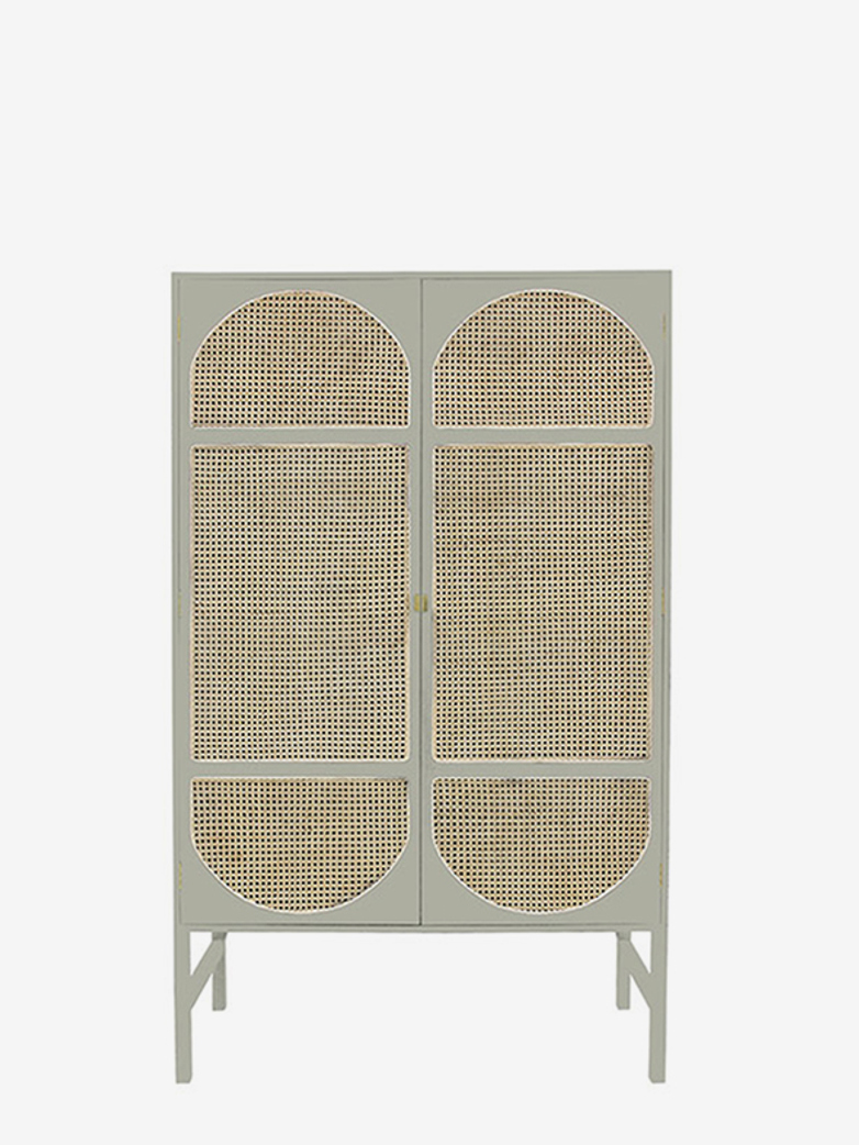 Retro Webbing Cabinet – Grey