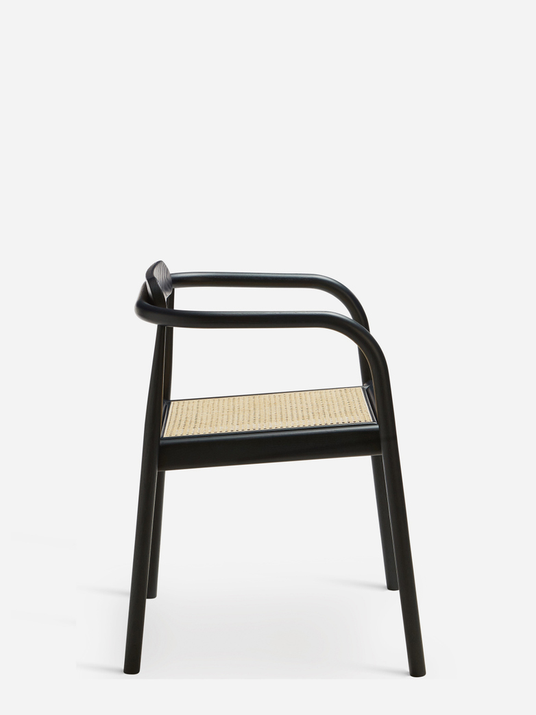 AHM Chair – Black / Cane