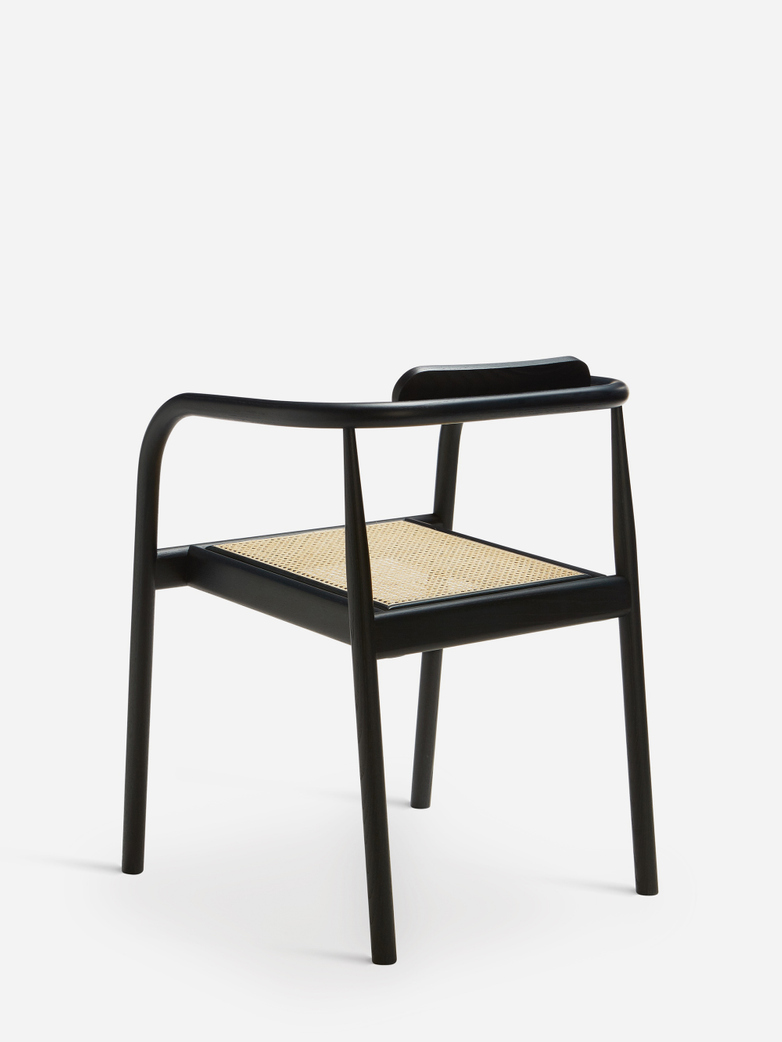AHM Chair – Black / Cane