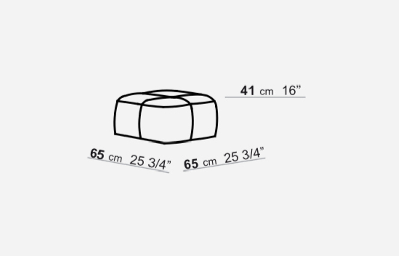 Pouf - 65 x 65 - T2