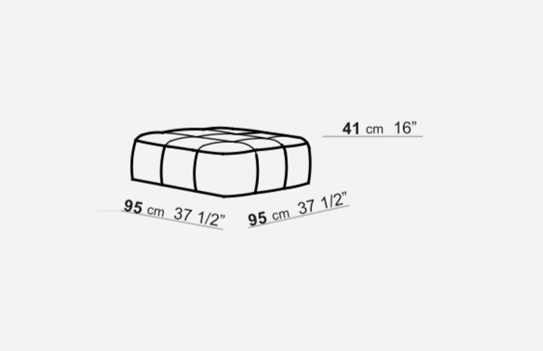 Pouf - 95 x 95 - T2