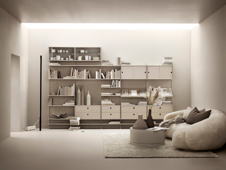 Display Cabinet – Beige