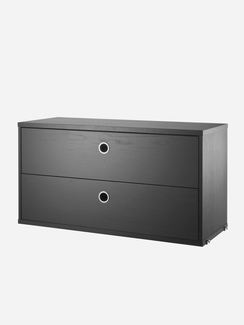 Chest Of Drawers – Black Stained Ash