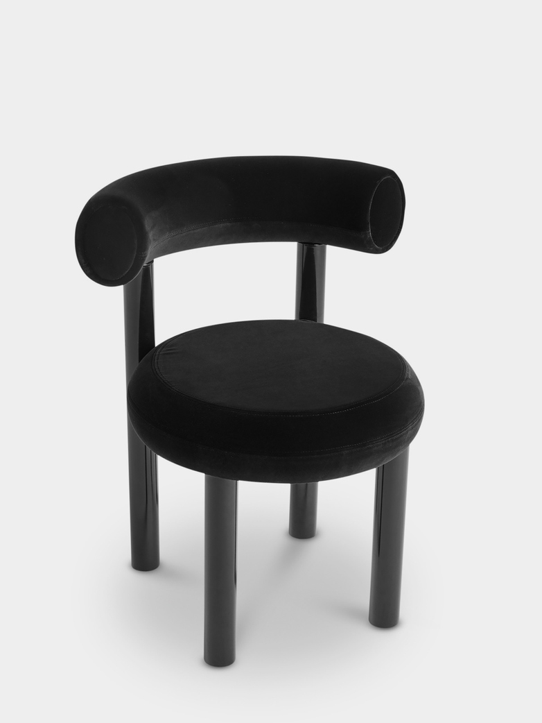 Fat Dining Chair - Black