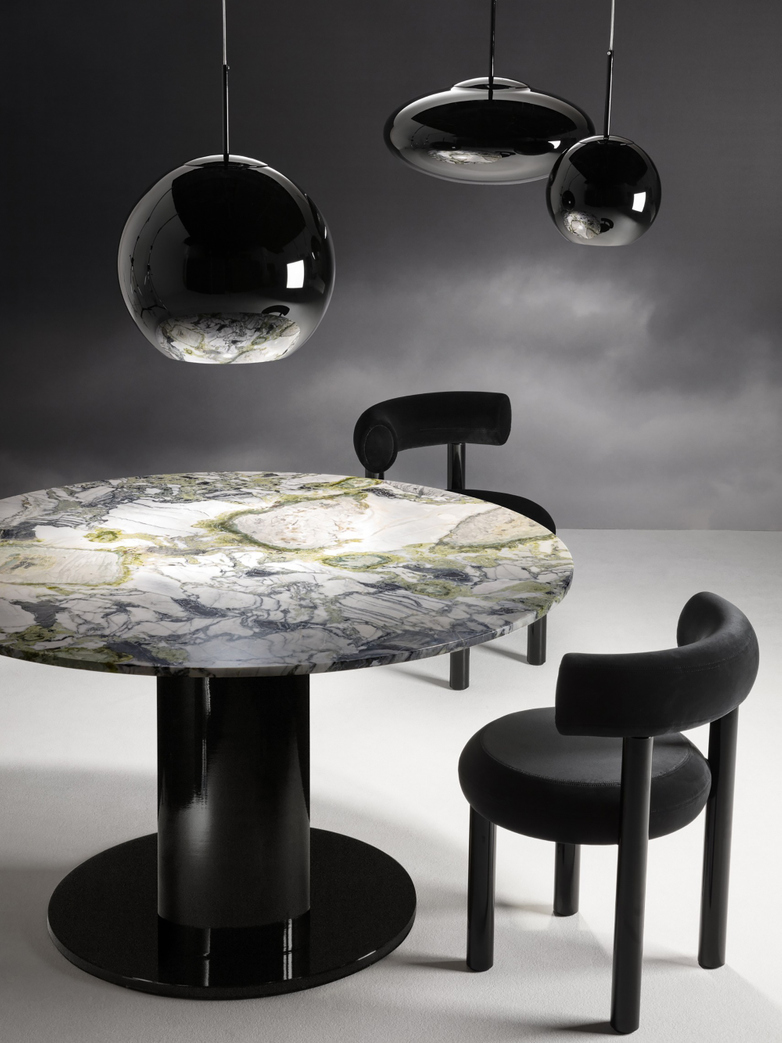 Fat Dining Chair - Black