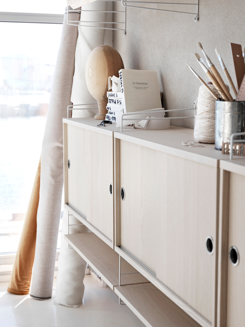 Cabinet With Sliding Doors – Ash