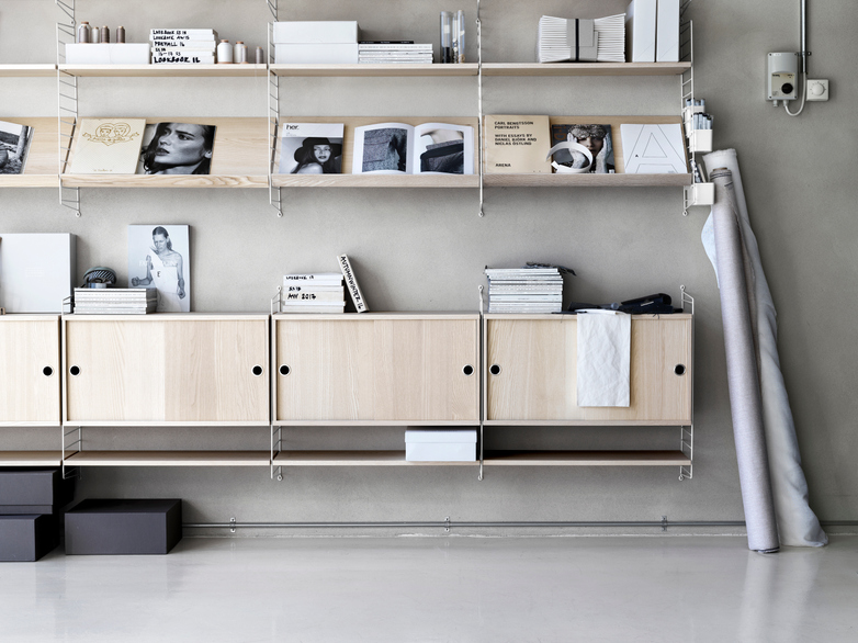 Cabinet With Sliding Doors – Ash