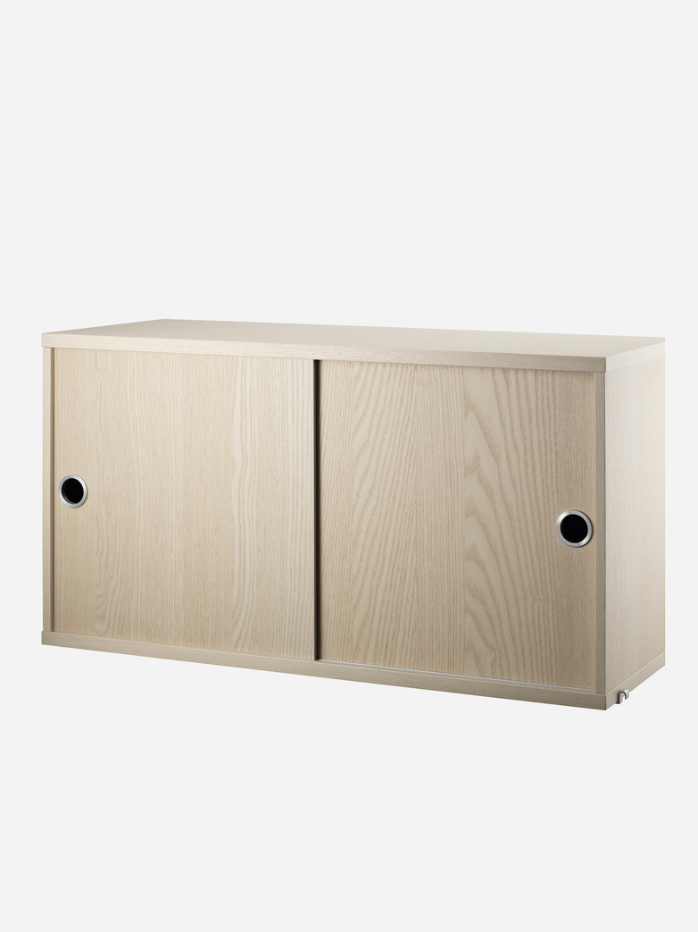 Cabinet With Sliding Doors – Ash