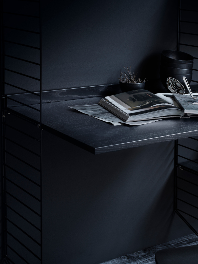 Work Desk – Black Stained Ash