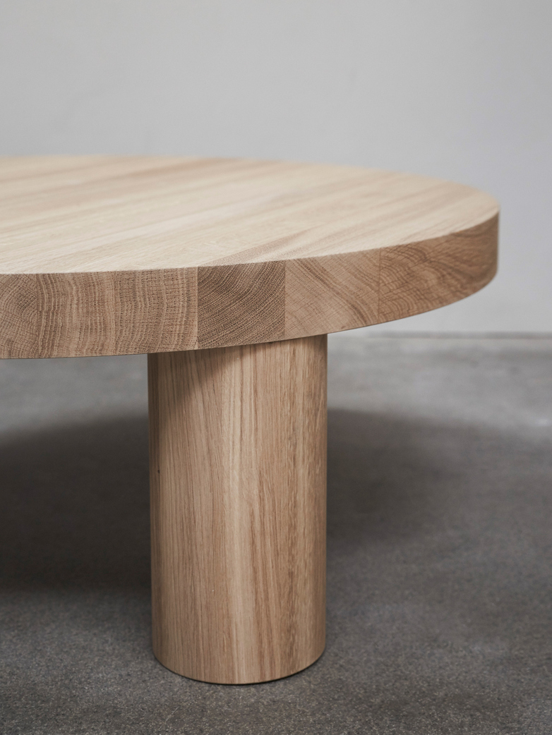 Offset Coffee Table – Natural Oak