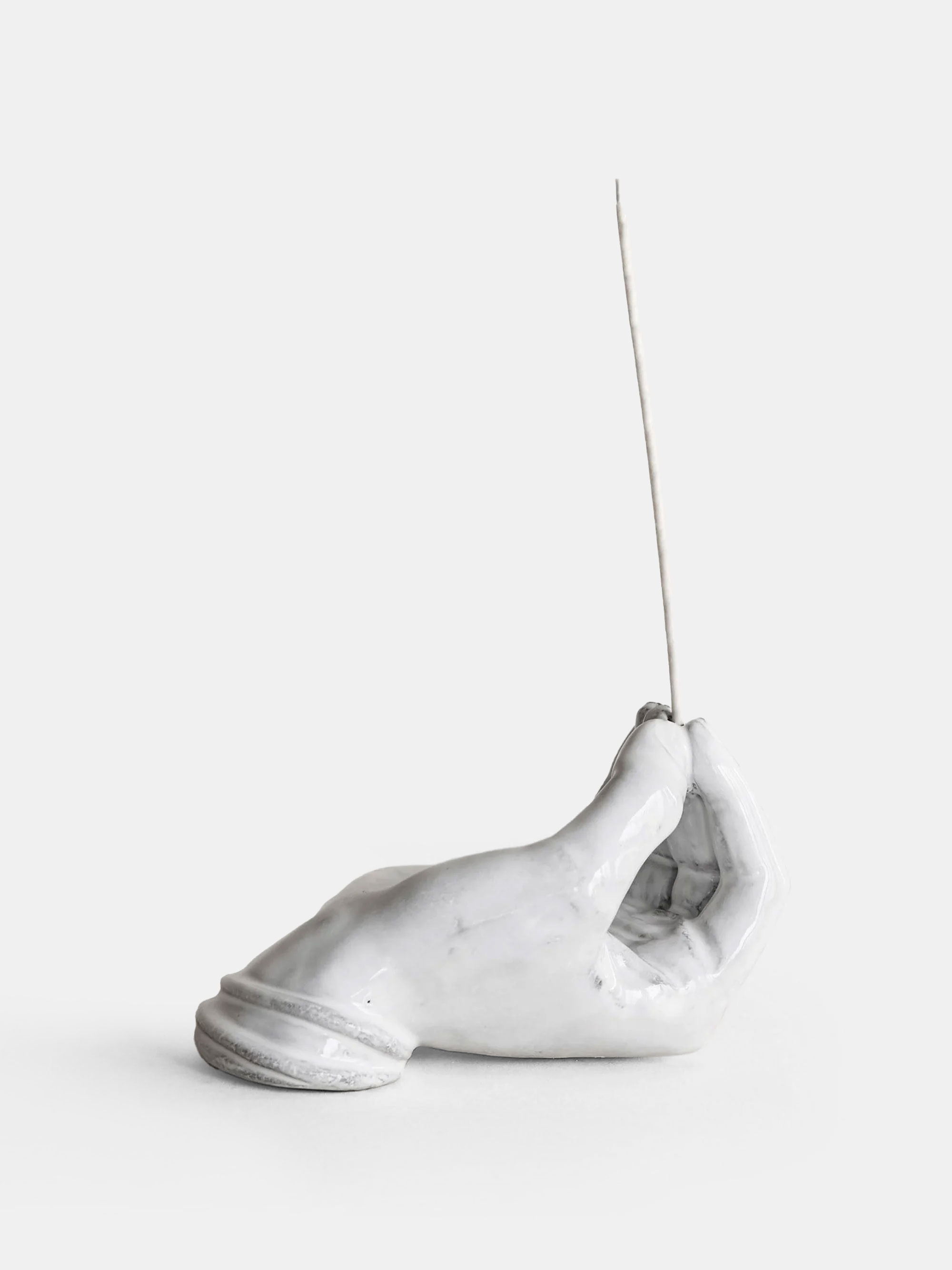 美品　astier de villatte Incense Holder 手 Astier de Villatte Serena Hand Incense Holder | Jayson Home