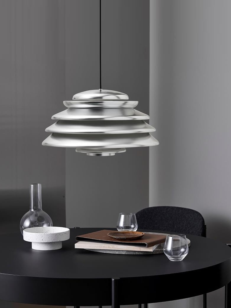 Hive Pendant Polished Aluminium