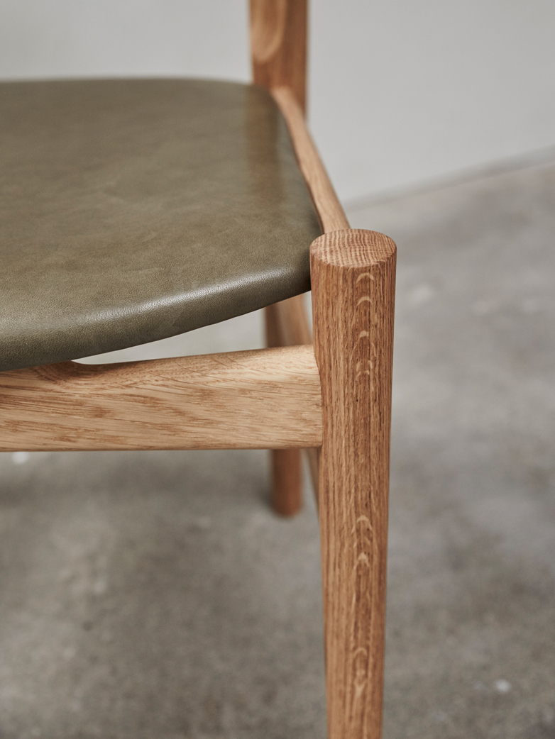 PP58 Chair – Oak – Leather