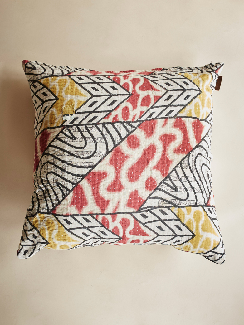 Sari Kantha – ZigZag – 65 x 65