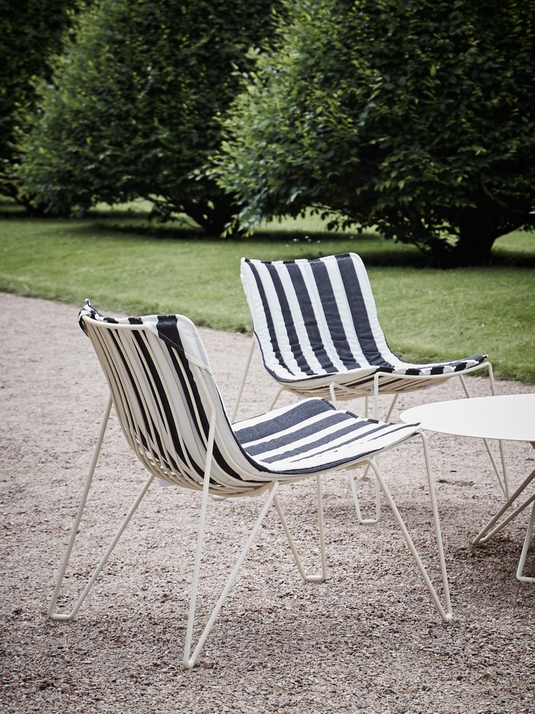 Tio Easy Chair Seat Cover – Artilleriet Block Stripe