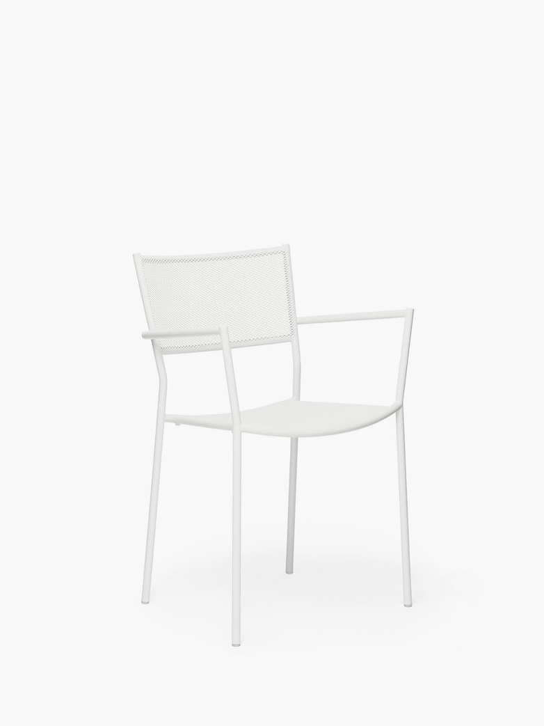Jig Mesh Armchair – White