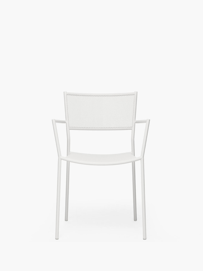 Jig Mesh Armchair – White