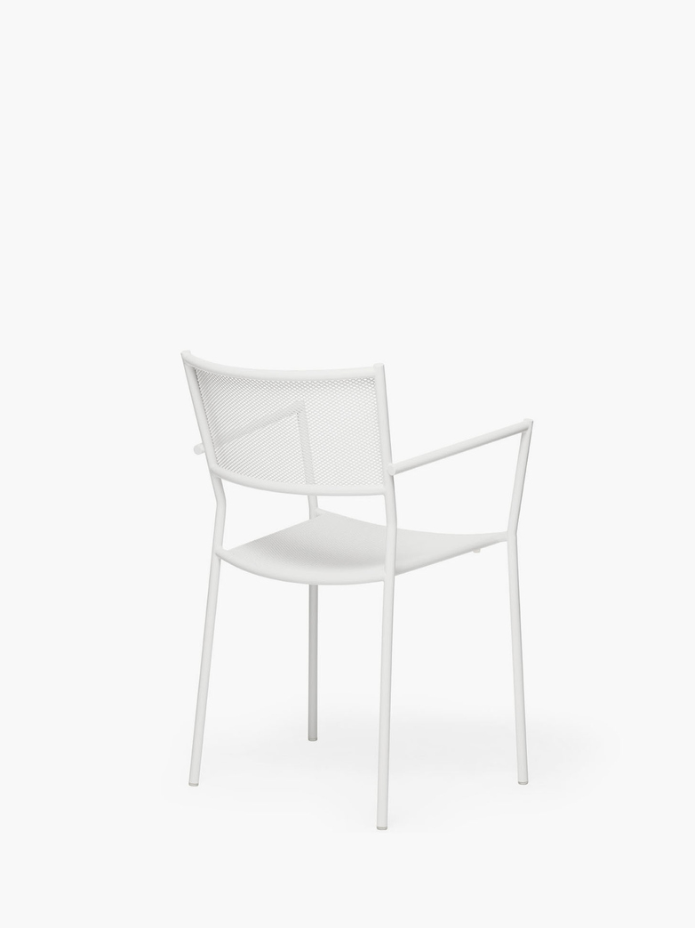 Jig Mesh Armchair – White