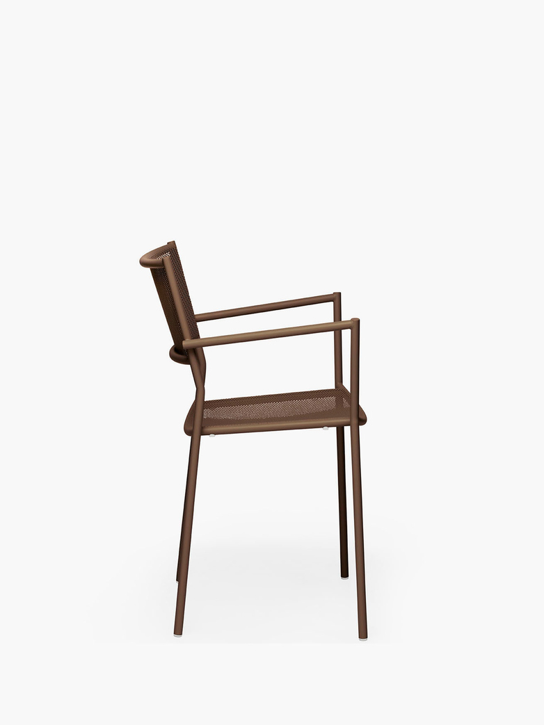 Jig Mesh Armchair – Pale Brown