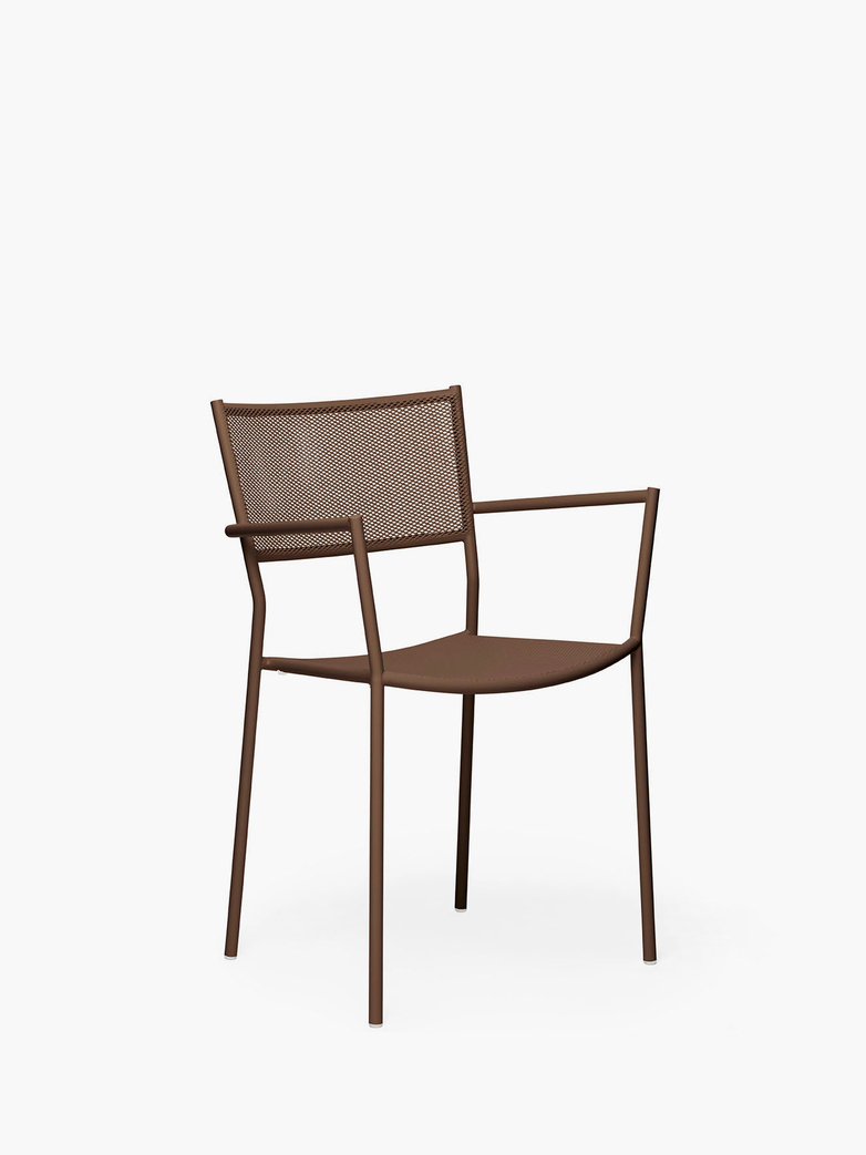 Jig Mesh Armchair – Pale Brown
