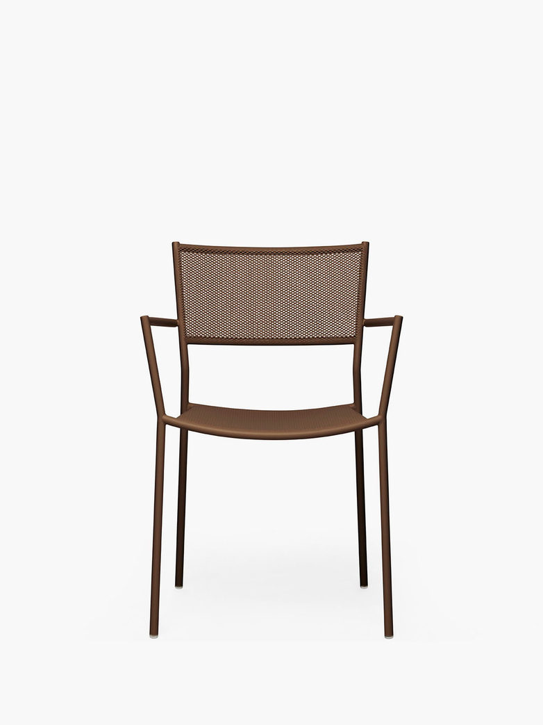 Jig Mesh Armchair – Pale Brown