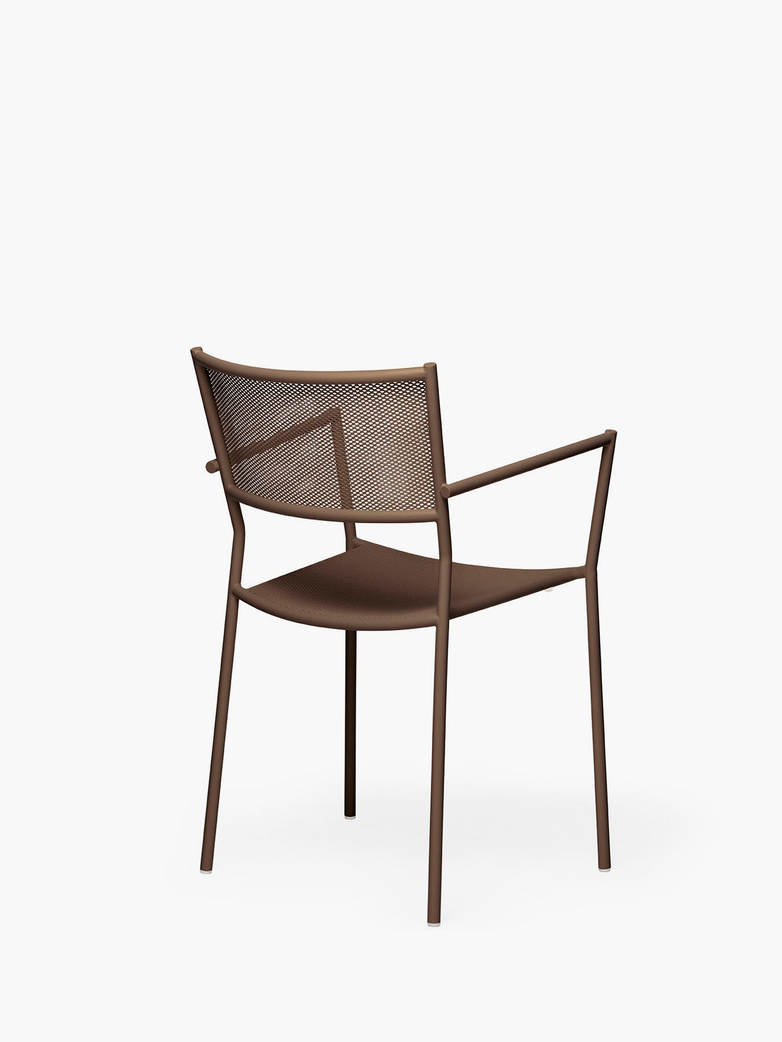 Jig Mesh Armchair – Pale Brown