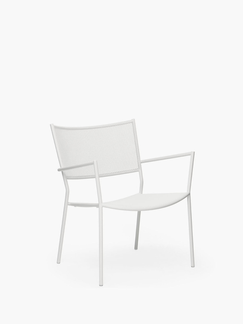 Jig Mesh Easy Chair – White