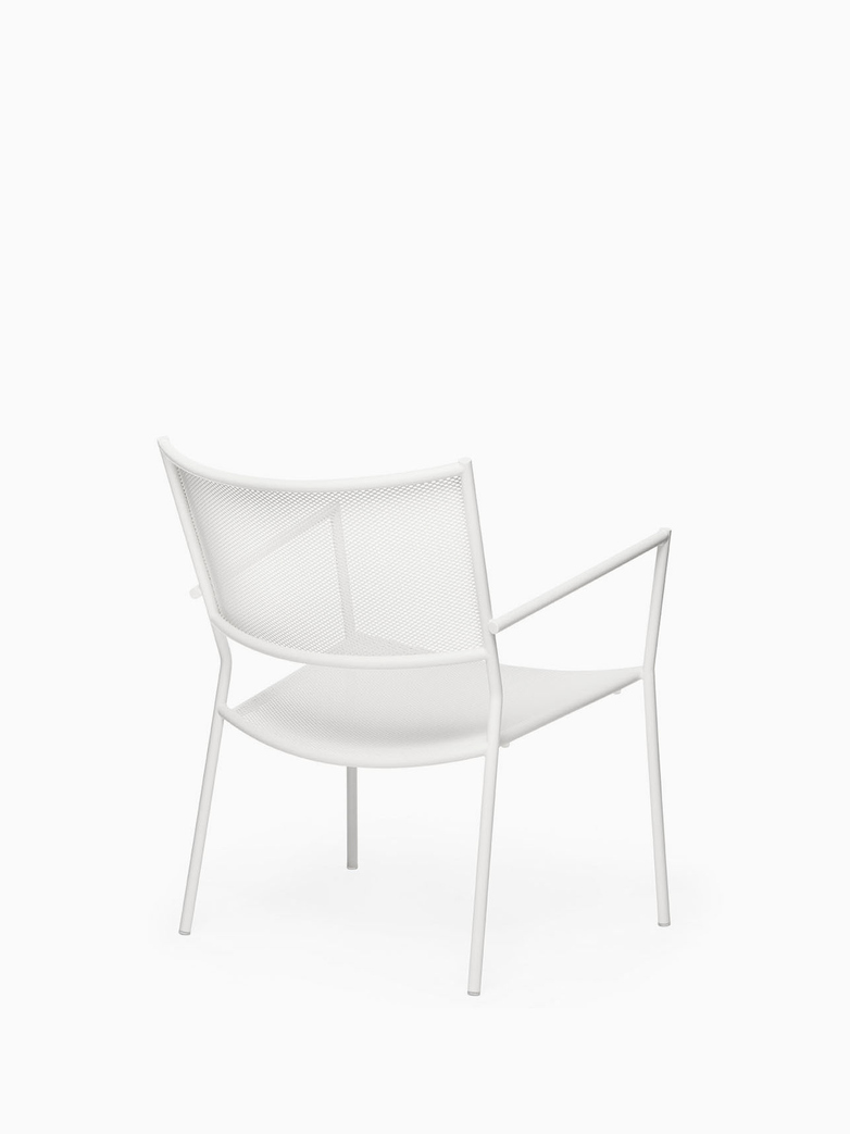 Jig Mesh Easy Chair – White