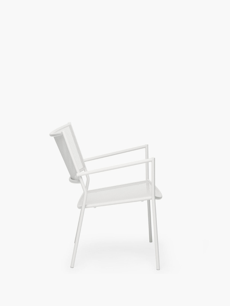 Jig Mesh Easy Chair – White