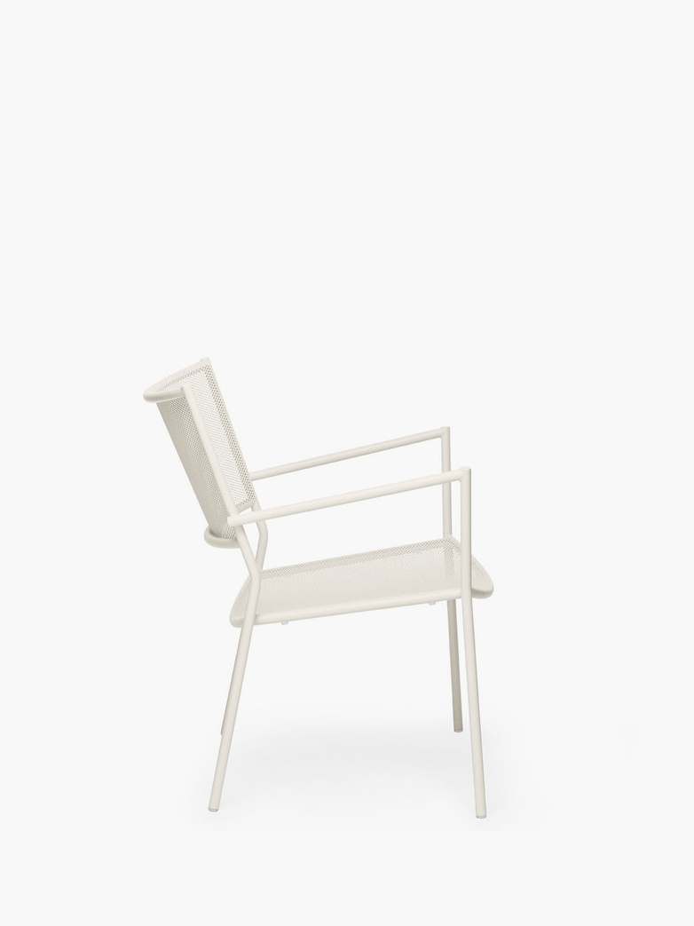 Jig Mesh Easy Chair – Ivory