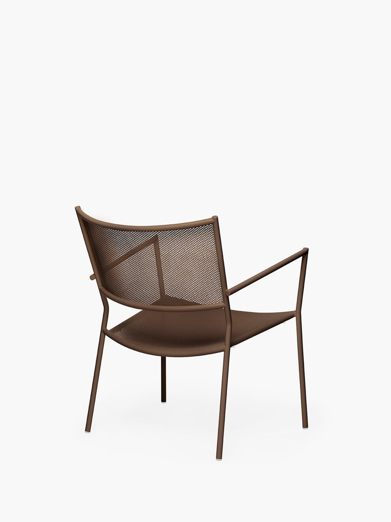 Jig Mesh Easy Chair – Pale Brown