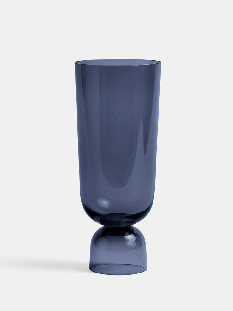 Bottoms Up Vase Navy Blue Large