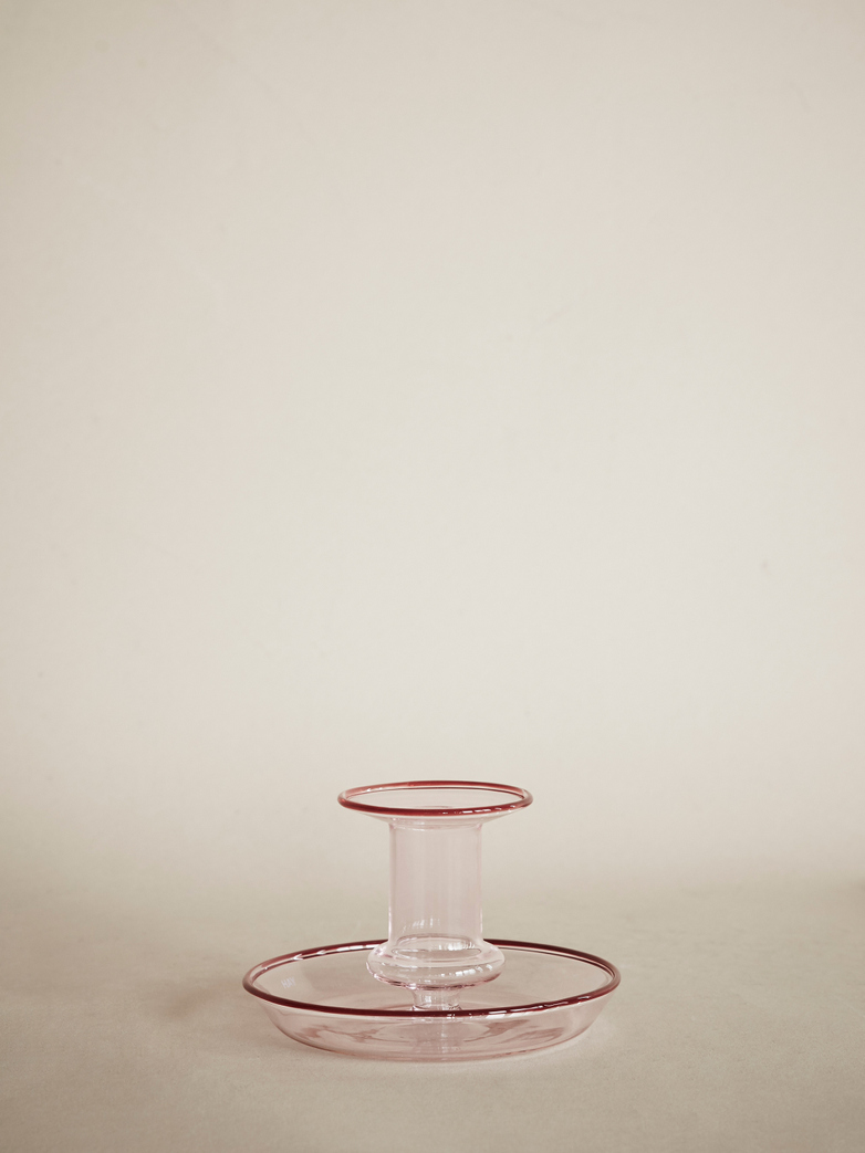 Flare Candleholder – Pink