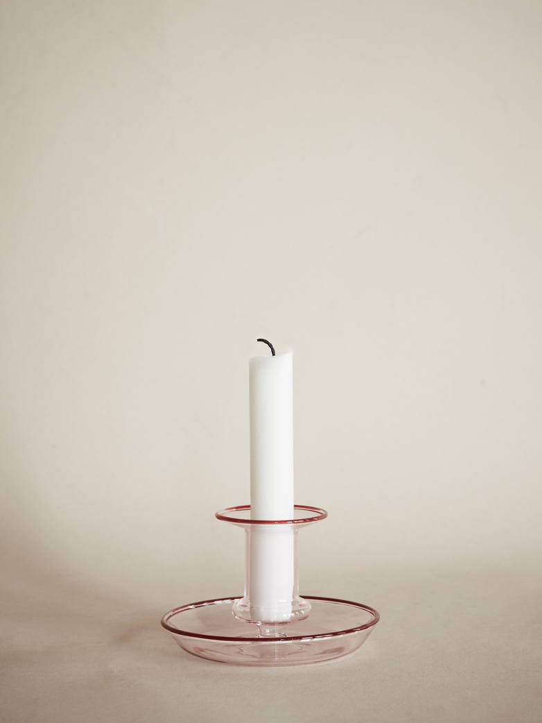 Flare Candleholder – Pink