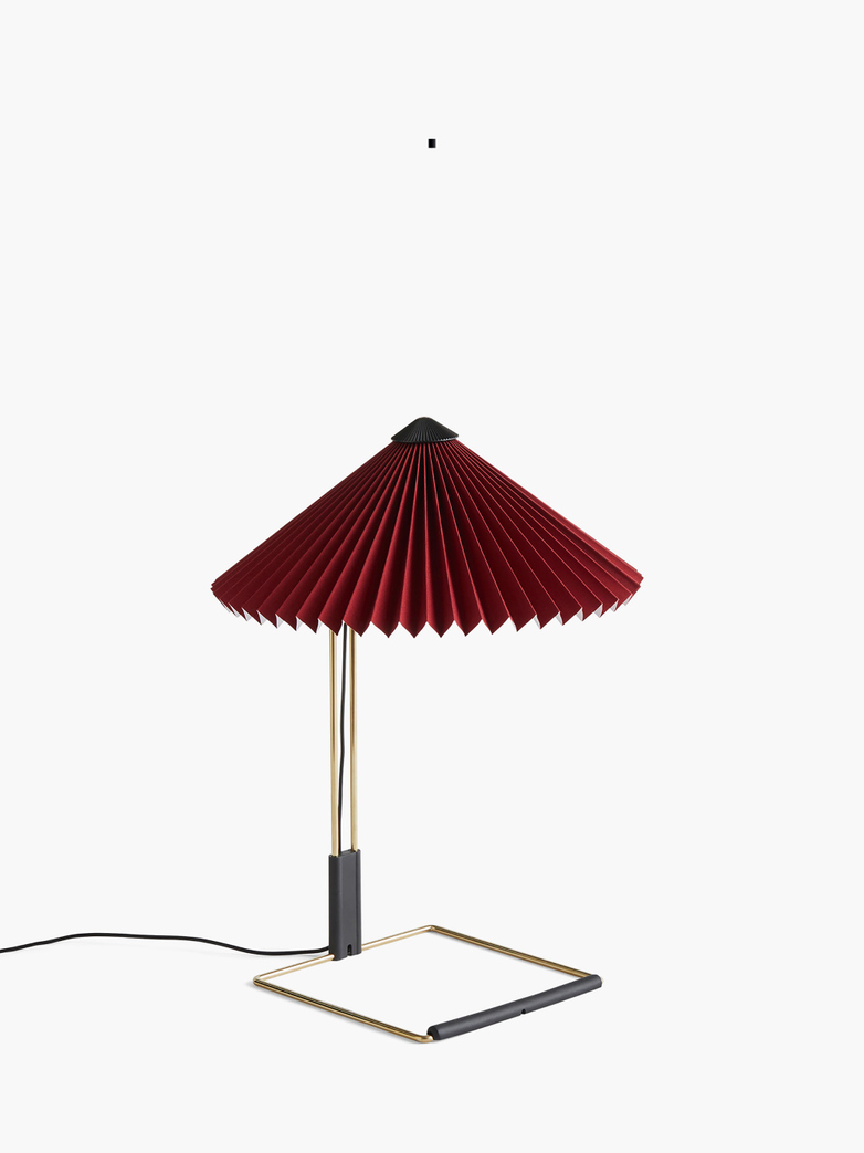 Matin Table Lamp – Oxide Red – Small
