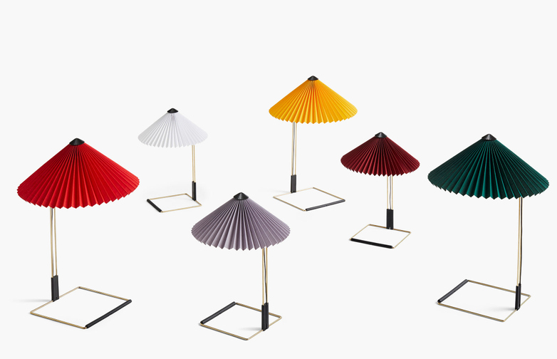 Matin Table Lamp – Bright Red – Large
