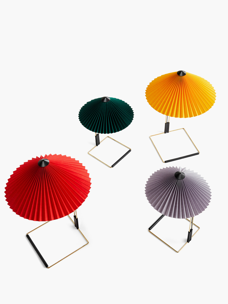 Matin Table Lamp – Bright Red – Large