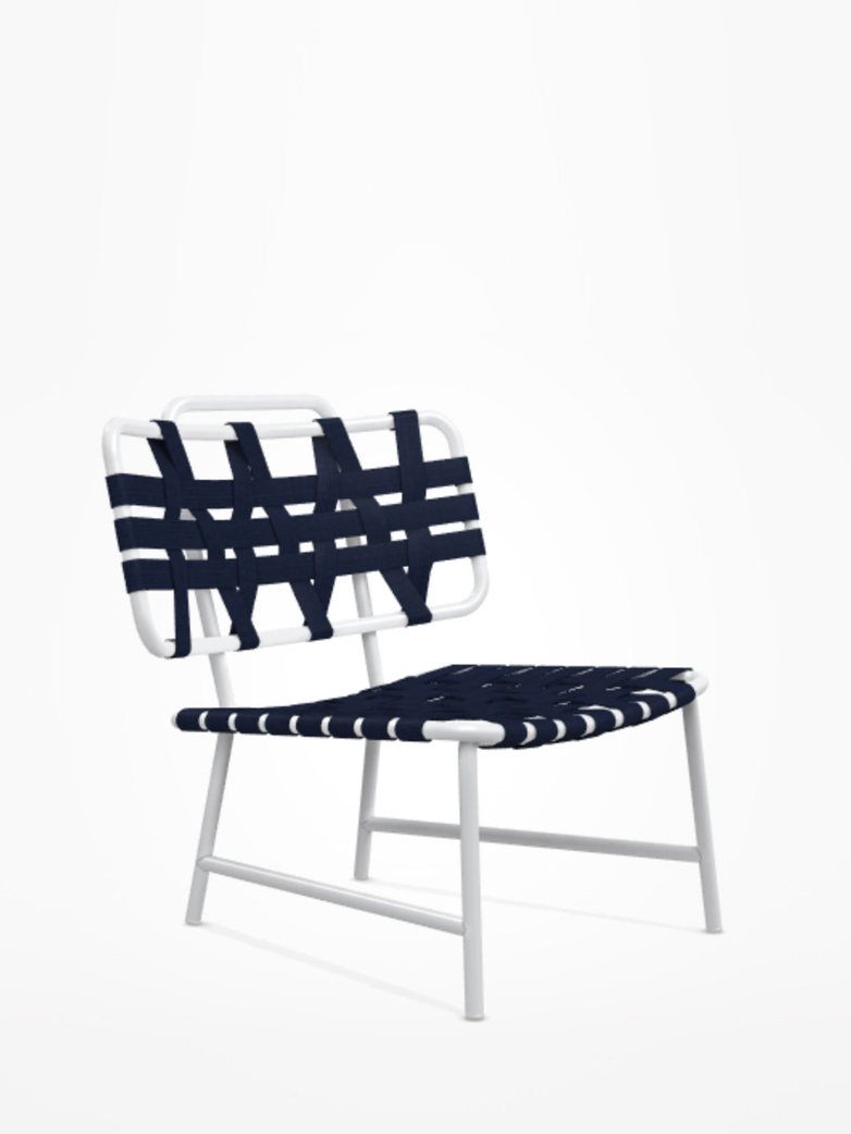 Inout 856 Lounge Chair – White/Blue
