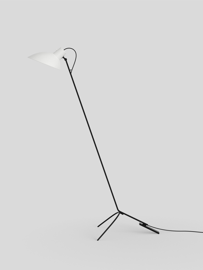 VV Cinquanta Floor Lamp - Black/white