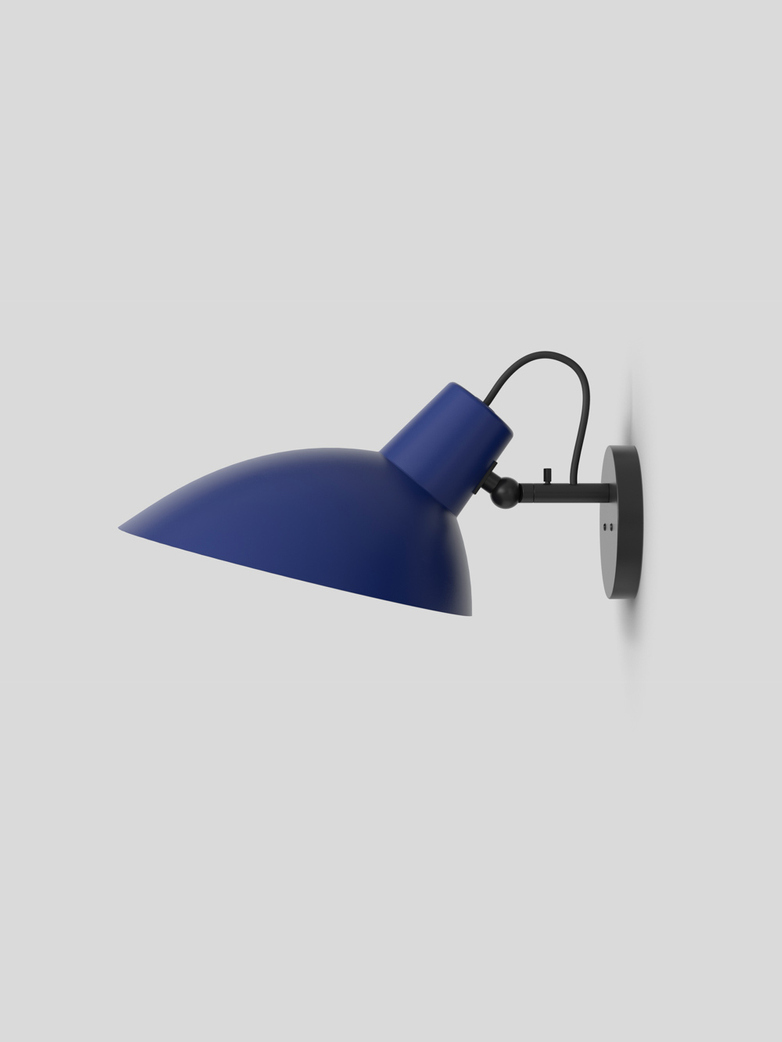 VV Cinquanta Wall Lamp – Black/Blue