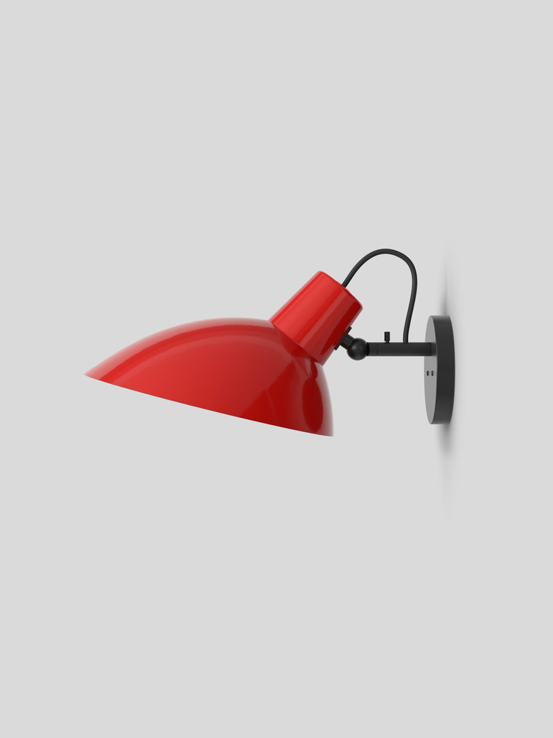 VV Cinquanta Wall Lamp – Black/Red