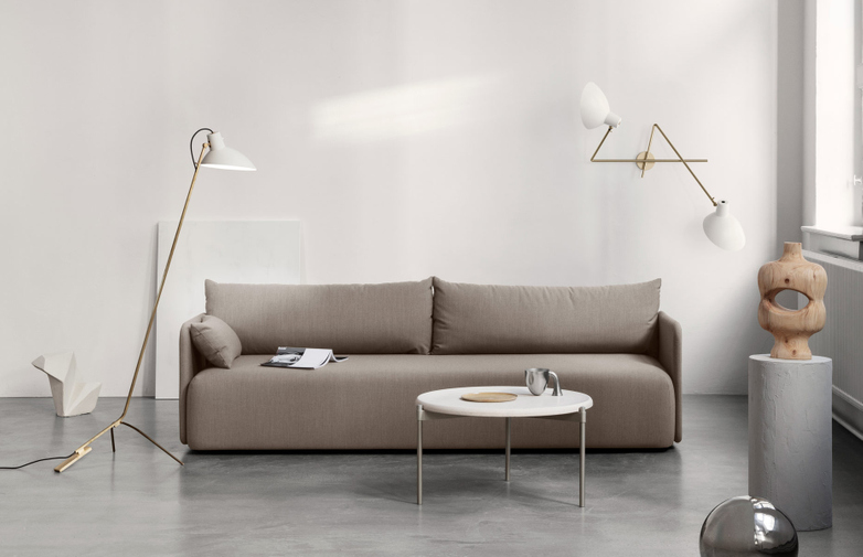 Cinquanta Twin Wall Lamp - Brass/Black