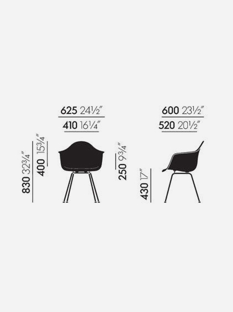 Eames Plastic Chairs – DAX – Green