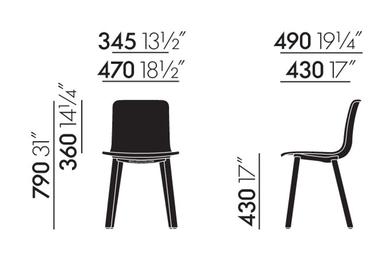 HAL – Walnut – White