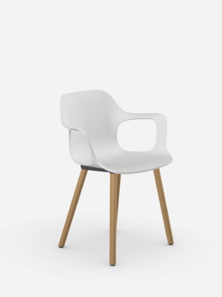 HAL Armchair – Oak – White
