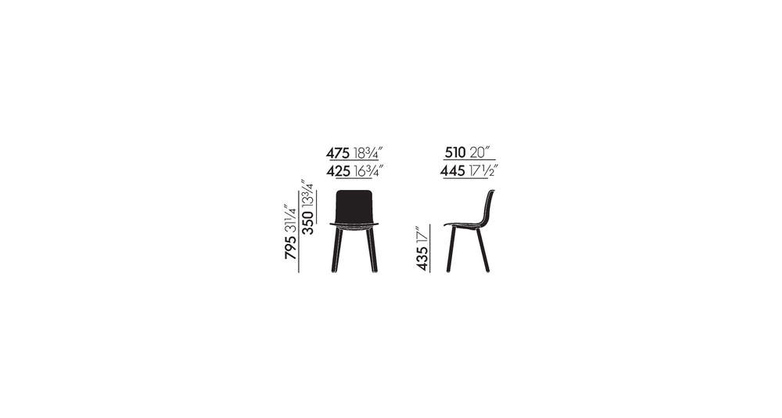 HAL Armchair – Walnut – White