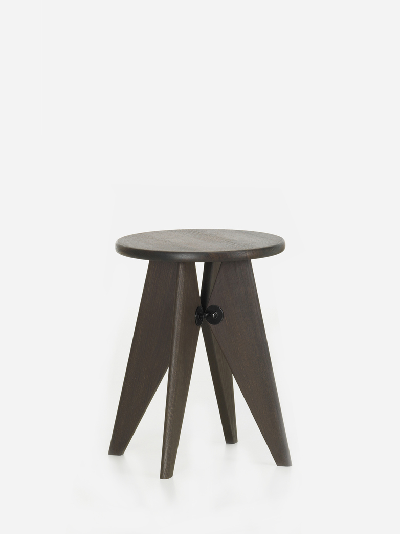Tabouret Solvay – American Walnut PHILIPPE STARCK, barstol W W Stool, Vitra 1990 tal. | Tabouret