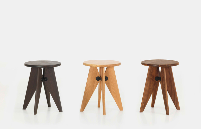 Tabouret Solvay – American Walnut