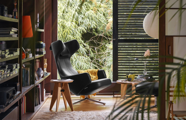 Tabouret Solvay – American Walnut